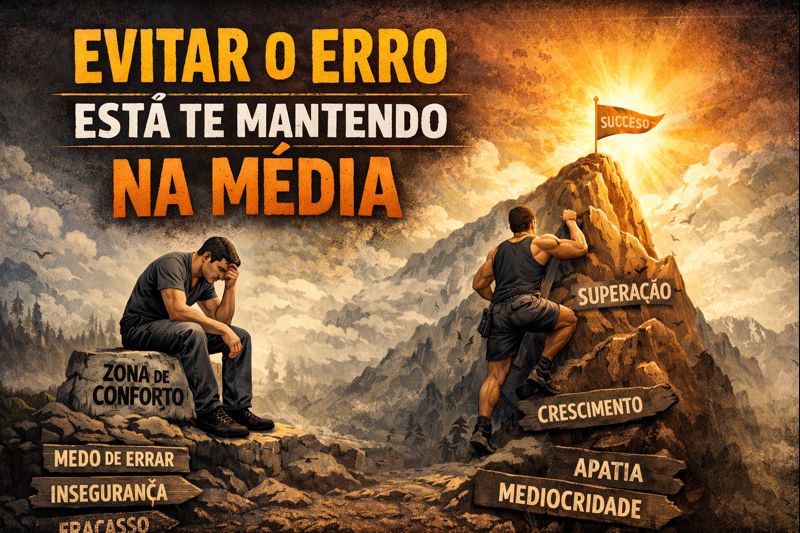 Evitar o erro está te mantendo na média